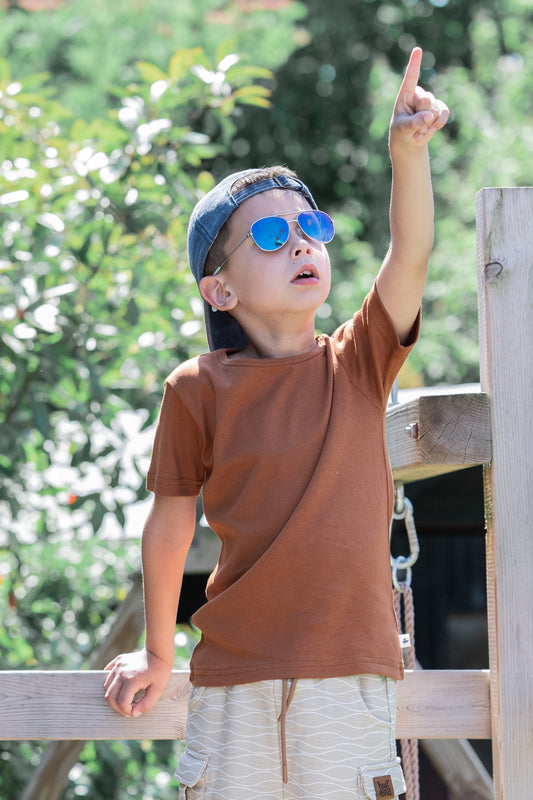 Basic T-shirt - Mokka