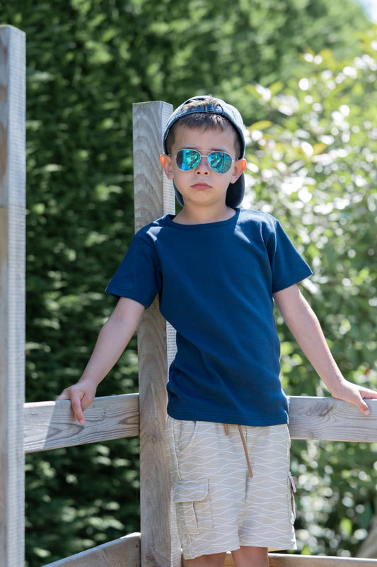 Basic T-shirt - Indigo