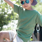 Basic T-shirt - Bosgroen
