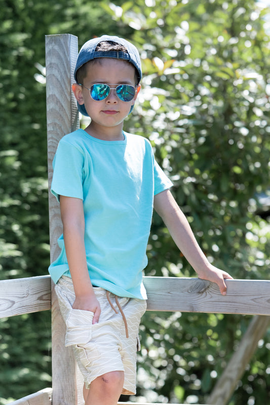 Basic T-shirt - Turquoise