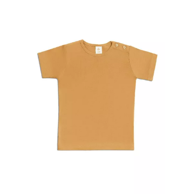 Basic T-shirt - Okergeel